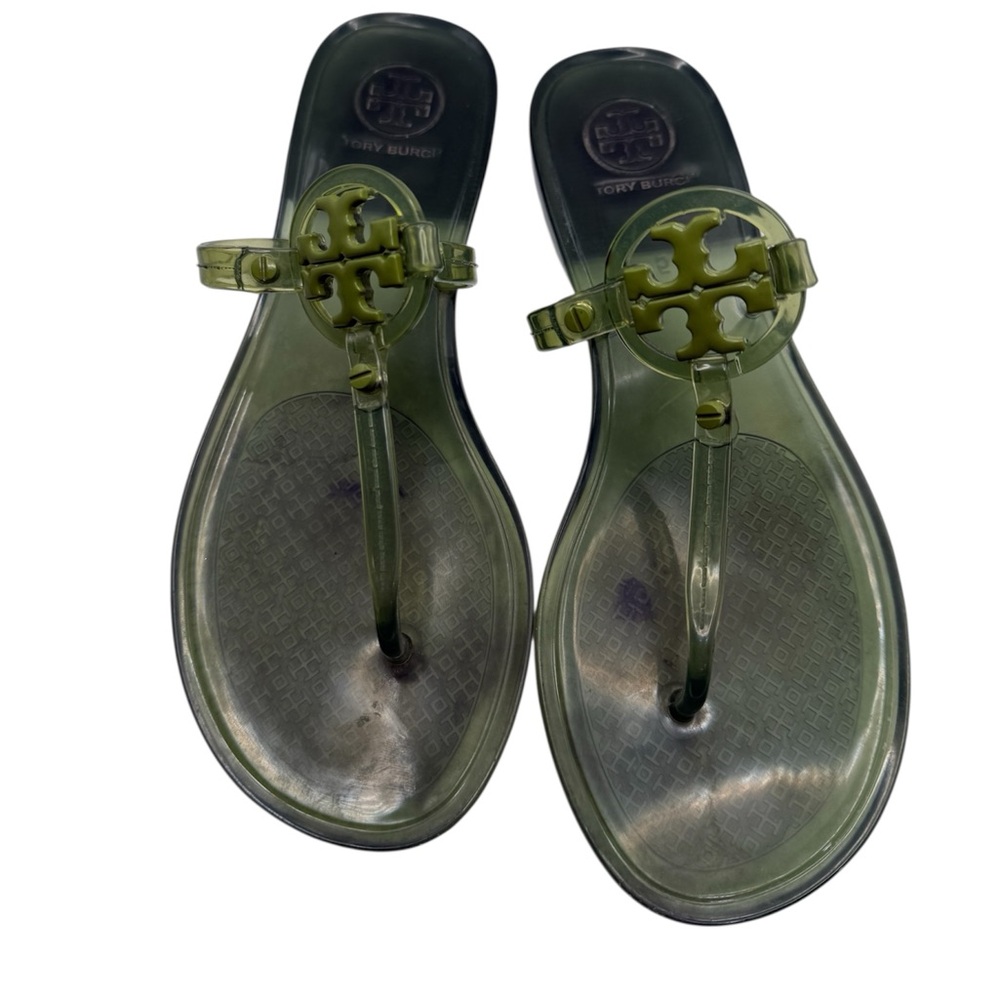 Tory Burch Olive Green Sandals